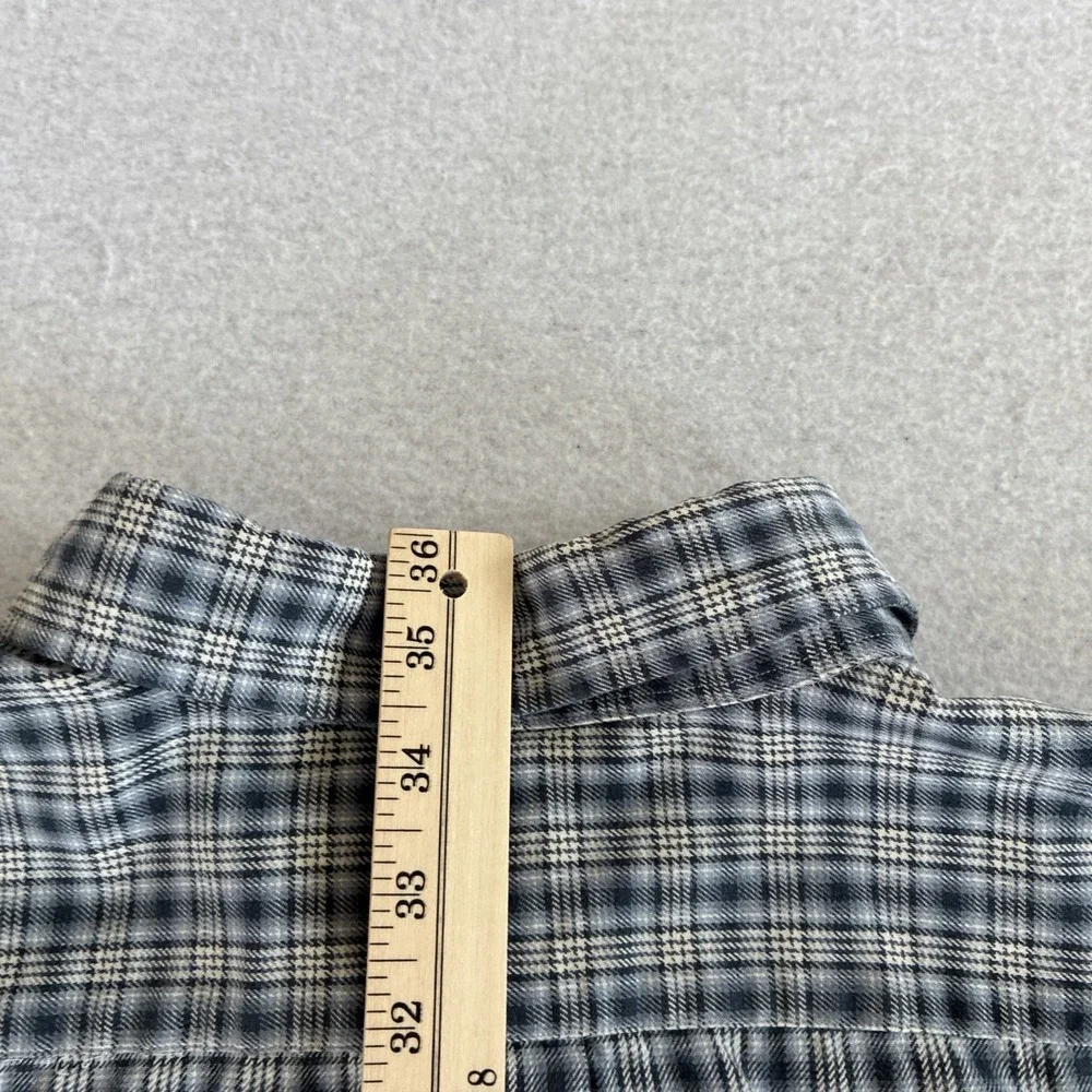 Vintage Polo Ralph Lauren Shirt Men 3XLT Classic Fit Plaid Cotton Button Down
